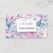 液状モダンアートアクリル 名刺 (正面)