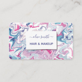 液状モダンアートアクリル 名刺