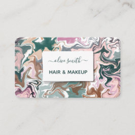 液状モダンアートアクリル 名刺