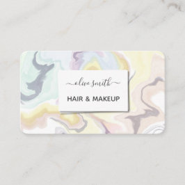 液状モダンアートアクリル 名刺