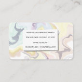 液状モダンアートアクリル 名刺 (裏面)