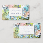 液状モダンアートアクリル 名刺 (正面/裏面)