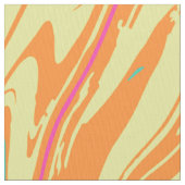 液状抽象芸術ピンク模様織物 ファブリック (クローズアップ)