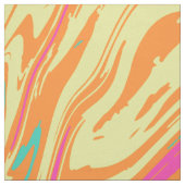 液状抽象芸術ピンク模様織物 ファブリック (見本)