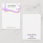 液状樹脂イヤリングディスプレイカード 名刺 (正面/裏面)