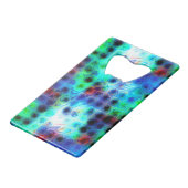 液状虹点抽象芸術型 クレジットカード栓抜き (裏面アングル)