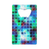 液状虹点抽象芸術型 クレジットカード栓抜き (裏面)