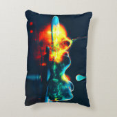 液白熱［赤熱］光を放つ滴 アクセントクッション (裏面(縦))