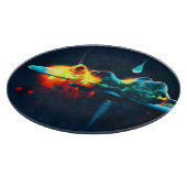 液白熱［赤熱］光を放つ滴 カッティングボード (角)