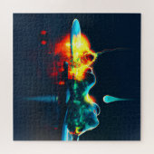 液白熱［赤熱］光を放つ滴 ジグソーパズル (横)