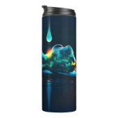 液白熱［赤熱］光を放つ滴 タンブラー (回転右)