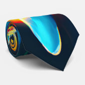 液白熱［赤熱］光を放つ滴 ネクタイ (ロール)