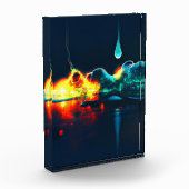 液白熱［赤熱］光を放つ滴 フォトブロック (左)