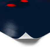 液白熱［赤熱］光を放つ滴 ポスター (コーナー)