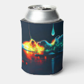 液白熱［赤熱］光を放つ滴 缶クーラー (缶裏面)