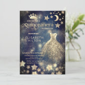 涼しいプリンセス 天空のドレス 月 星 招待状 (スタンド正面)