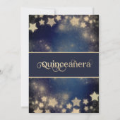 涼しいプリンセス 天空のドレス 月 星 招待状 (裏面)