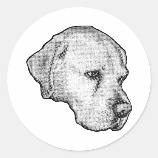 涼しい呼吸の輪郭 ラウンドシール (正面)