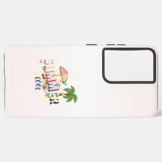 涼しい夏のスマホケース SAMSUNG GALAXYケース (左側面)