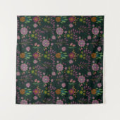 涼しい夏のパターン タペストリー (正面(横))