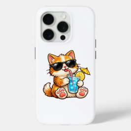 涼しい夏の猫 iPhone 15 PROケース