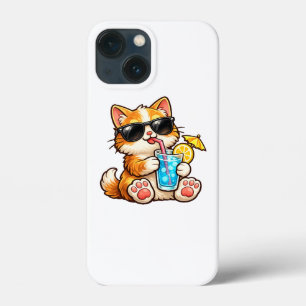 涼しい夏の猫 iPhone 13 MINIケース