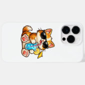 涼しい夏の猫 Case-Mate iPhoneケース (裏面 (横))