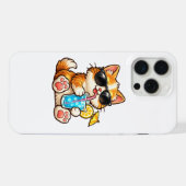 涼しい夏の猫 iPhoneケース (裏面横)