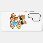 涼しい夏の猫 SAMSUNG GALAXYケース (裏面横)