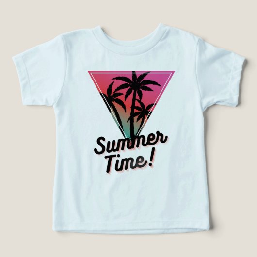 涼しい夏の雰囲気Tシャツ (デザイン正面)