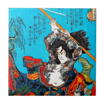 涼しい東洋の日本の古代武士の戦士Jo