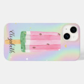 涼しい水彩アイスクリームホログラム Case-Mate iPhoneケース (裏面 (横))
