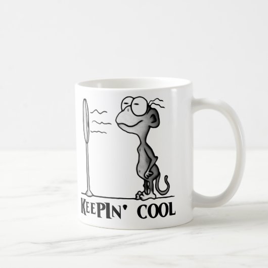 涼しい猿を保つこと コーヒーマグカップ (右)