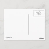 涼しい緑と白のタンポポに水滴 ポストカード (裏面)