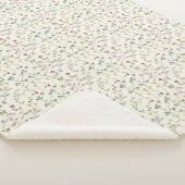 涼しい花の春の新築祝いギフト シェルパブランケット (3/4)