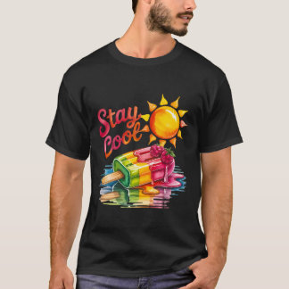 涼しく過ごそう、夏を楽しもう Tシャツ