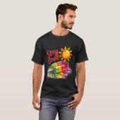 涼しく過ごそう、夏を楽しもう Tシャツ (正面フル)