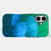 涼しげなクラゲの青緑グラデーション Case-Mate iPhoneケース (裏面 (横))