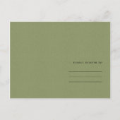 涼しげなサボテン オレンジ色の水 記念日をセーブ 案内ポストカード (裏面)