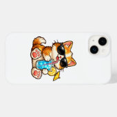 涼しげな夏猫 Case-Mate iPhoneケース (裏面 (横))