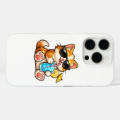 涼しげな夏猫 Case-Mate iPhoneケース (裏面 (横))