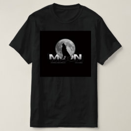涼しげな野生動物の自然タイポグラフィ パステルブルー Tシャツ