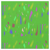 淡いりんごの緑と小さな混色模様 ファブリック (クローズアップ)