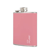 淡いイチゴピンクのカスタマイズ可能 フラスク (左)