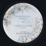 淡いエレガント青と白の花ユーカリ ペーパープレート<br><div class="desc">水色の青結婚と白の花ユーカリエレガント紙プレートであなたの装飾を高める。シックな洗練されたtouchを特別な日に追加するのに最適。前菜、デザート、または装飾的なアクセントとして提供するのに理想的。この美し結婚い紙プレートで本当に忘れられない！一致するアイテムまたはカスタマイズについて連絡することを躊躇しない。赤面バラ©</div>