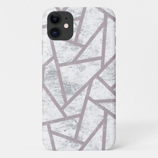 淡いグレーのモザイク柄 Case-Mate iPhoneケース (裏面)