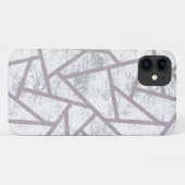 淡いグレーのモザイク柄 Case-Mate iPhoneケース (裏面(横))