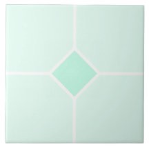 淡いシアンの緑と白い四角の十字