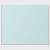 淡いシアン無地の色 ラッピングペーパー (フラット)