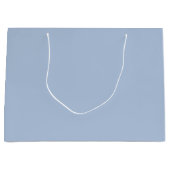 淡いスチールブルー ラージペーパーバッグ (正面)